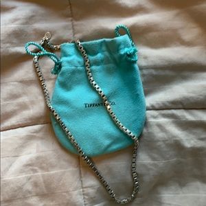 Tiffany silver link chain necklace